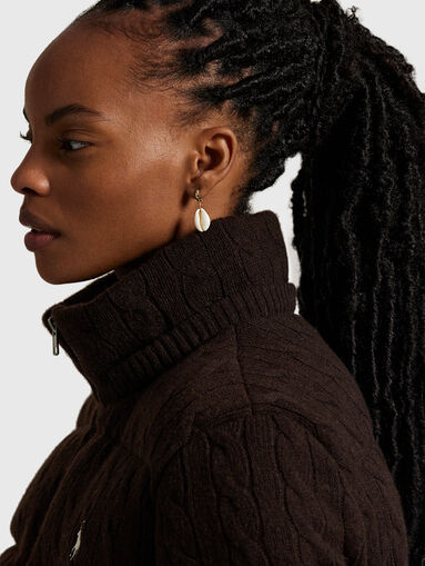 Padded wool and cashmere jacket - 4