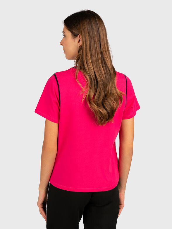 T-shirt with contrasting logo - 2