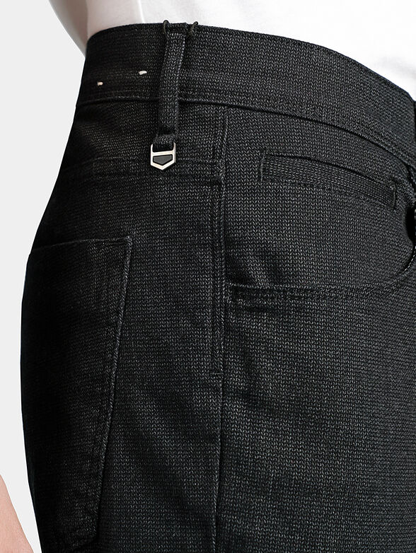 MARLON Black slim fit trousers - 3