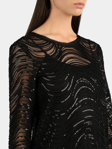 Sequin-embellished gown - 4