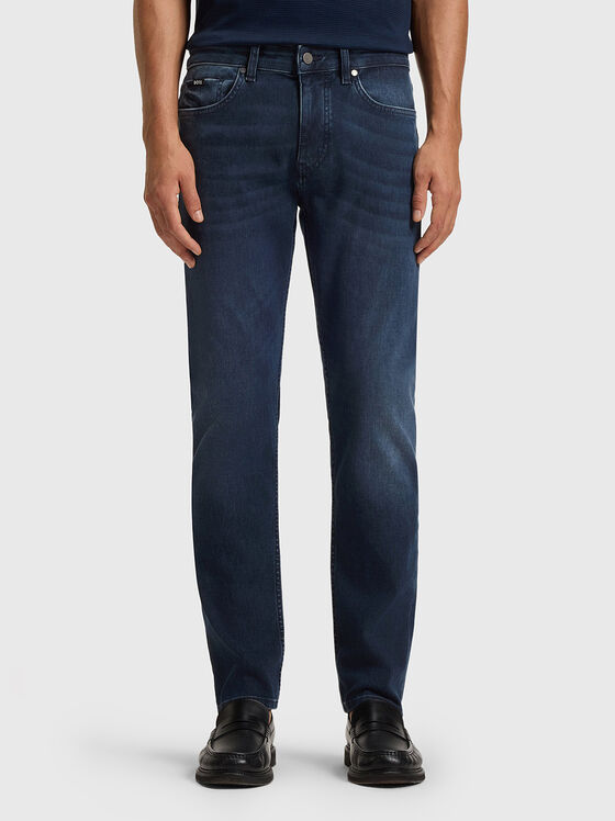 Straight jeans with logo - 1