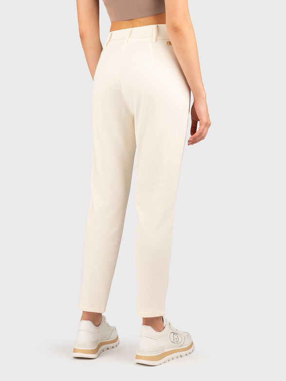 Straight trousers with logo - 1