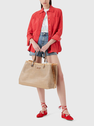 Slim fit denim shorts - 5