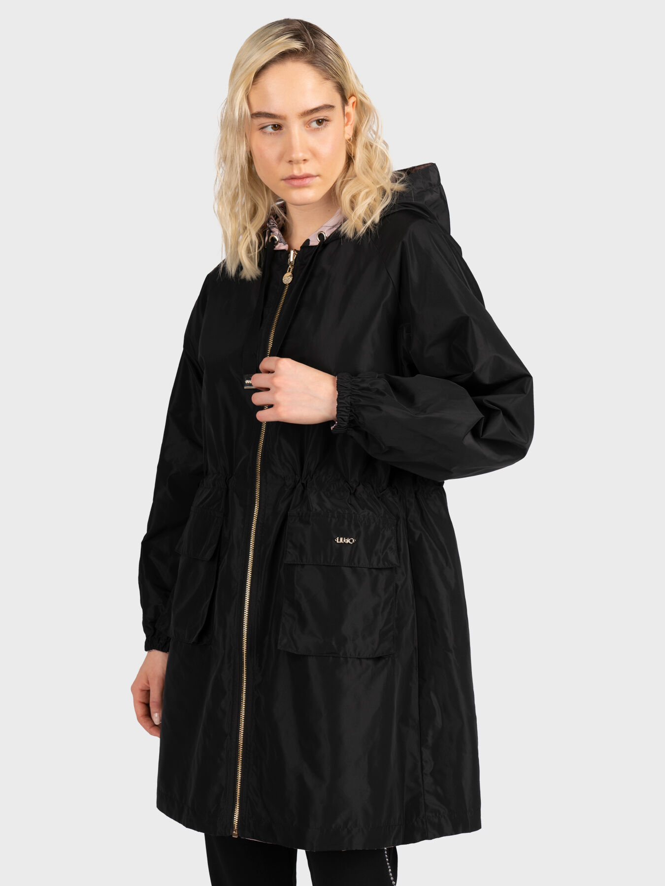 ジャケット LIU JO Woman Jacket Black CA5128P0379 22222 LIU JO: women's jacket - Black | Liu Jo jacket CA5128P0379