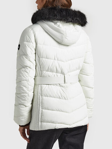 Black jacket with belt  - 3