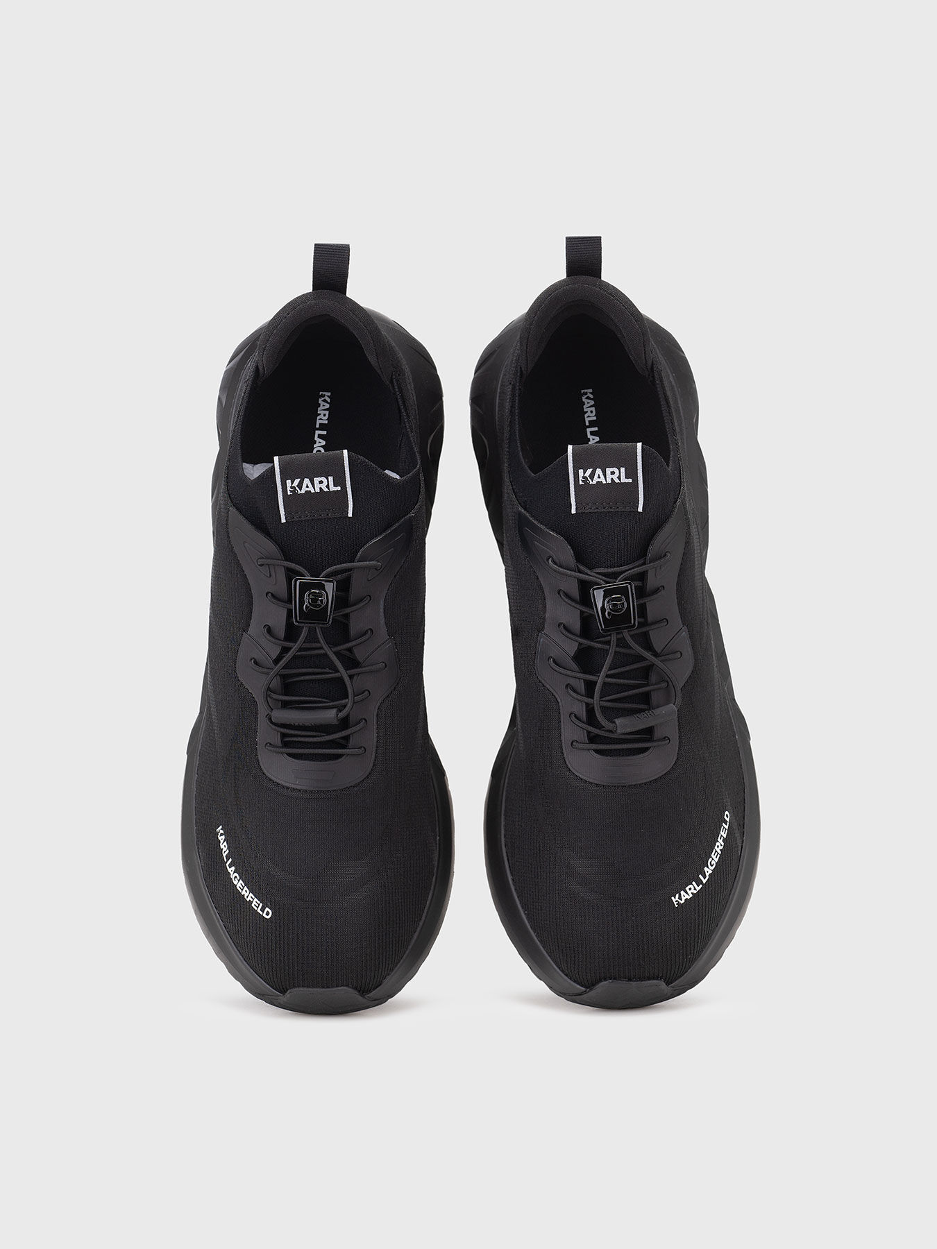 KARL LAGERFELD◇ローカットスニーカー/UK7/BLK/KL62529-000 Sneakers