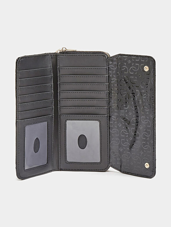 DILLA Maxi wallet in black color - 4