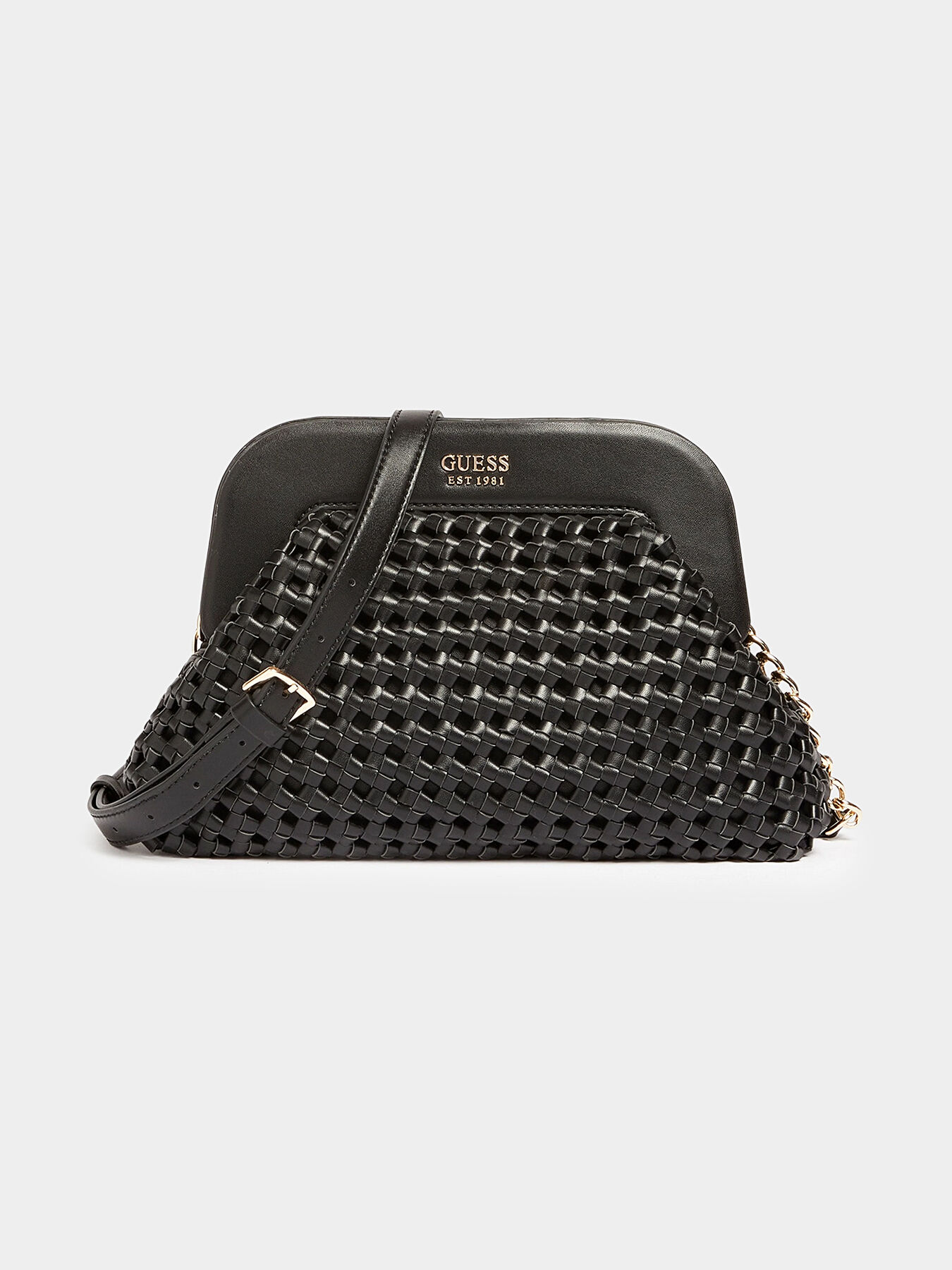 Guess black clutch cheap