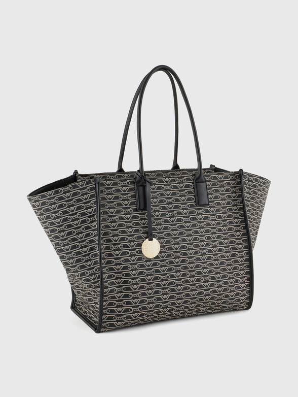 Big bag with monogram print - 4