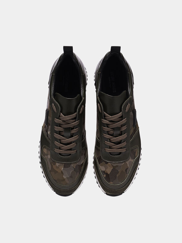 Sneakers with camouflage print - 6