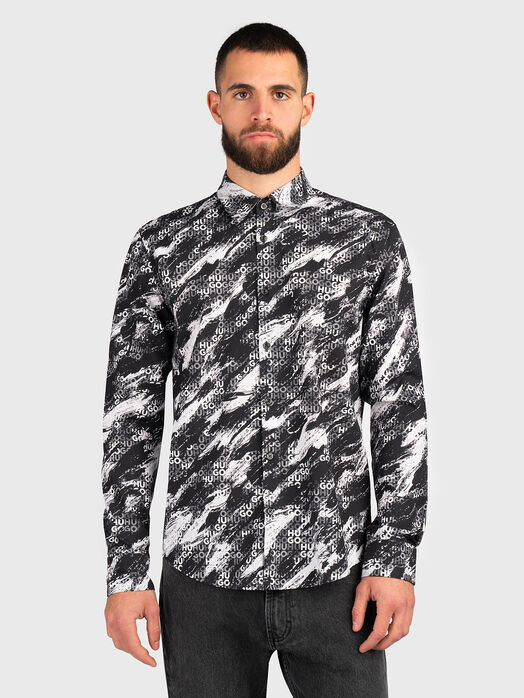 ERMO shirt with monogram logo design