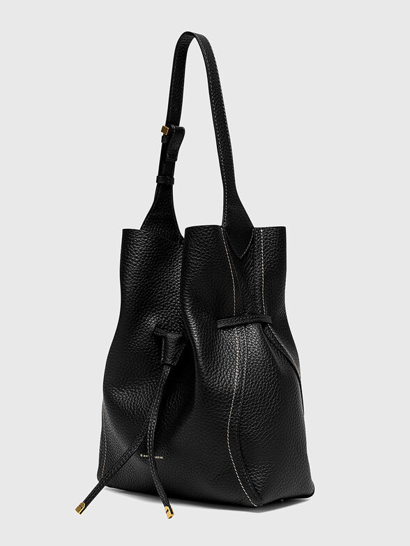 SIENNA leather bag in beige - 2