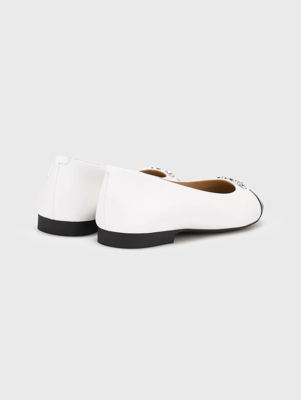REBECCA ballet flats with logo - 2