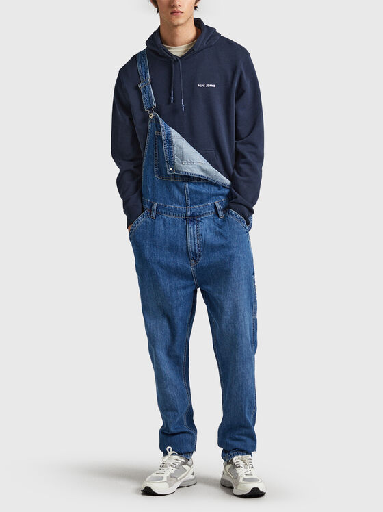 DOUGIE UTILITY denim overalls - 1