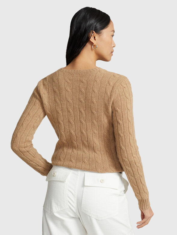 JULIANNA cashmere sweater in beige - 3