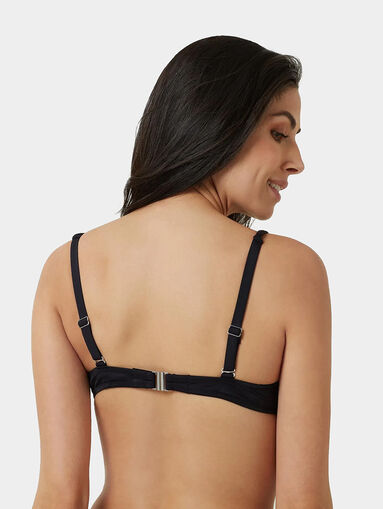 ESSENTIALS bikini bra in black color - 4