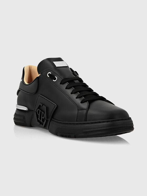 PHANTOM KICK$ black leather shoes - 2