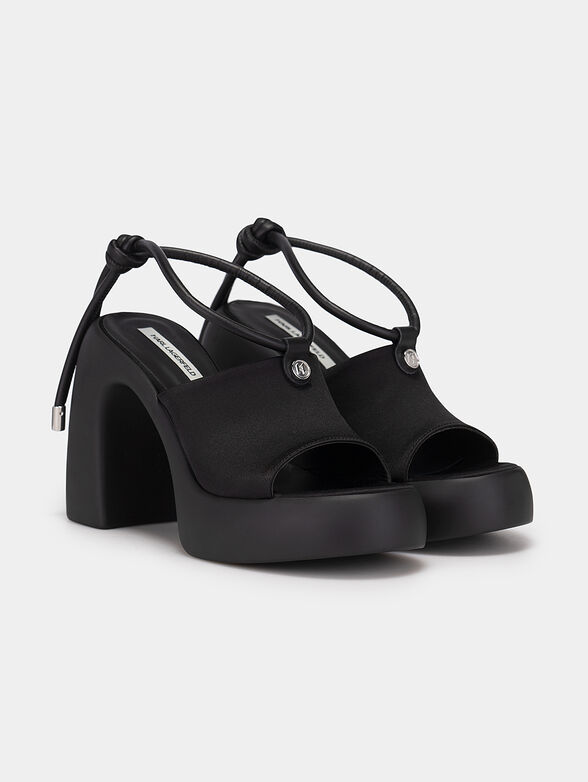 ASTRAGON HI sandals with thick heels and laces - 2