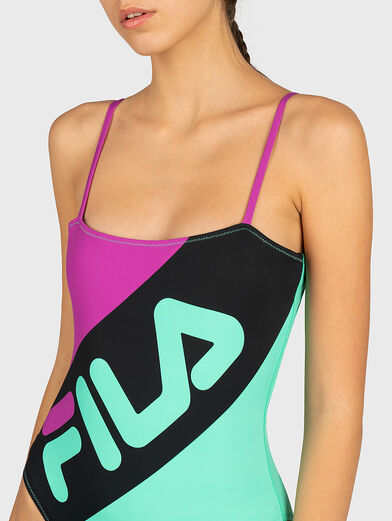 MEI One-piece swimsuit with maxi logo  - 3