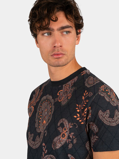 DAVID T-shirt with paisley print - 4