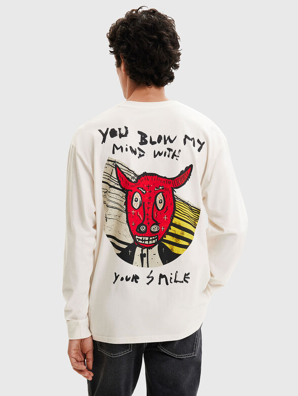 ELMO blouse with accent back - 2