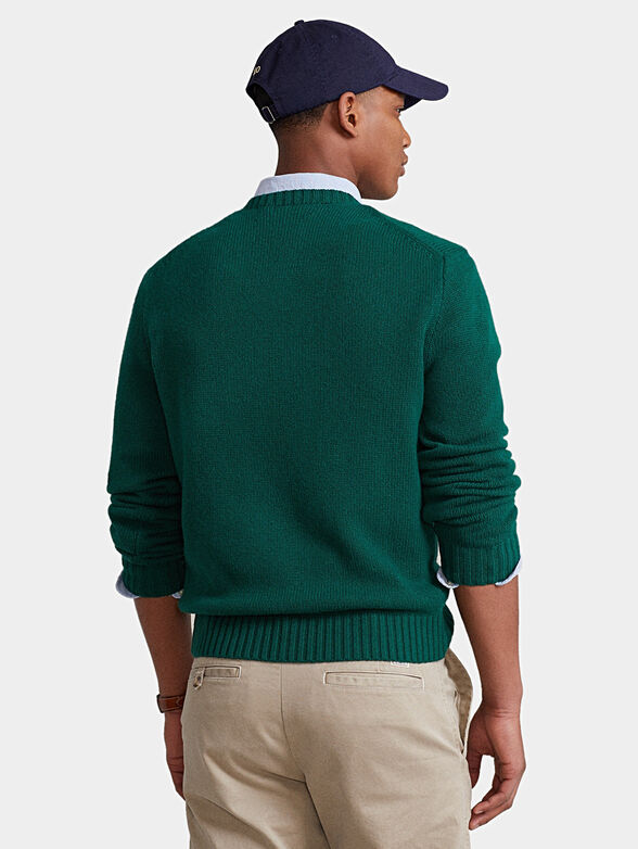 Green sweater with Polo Bear logo - 2