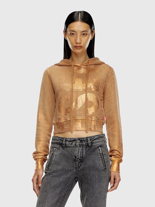 F-SLIMMY-HOOD-P6 cropped sweatshirt