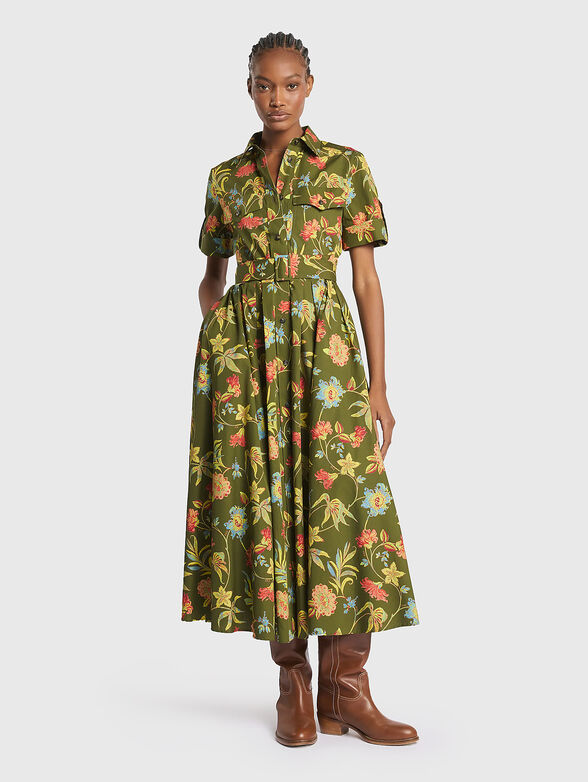 Dress with floral print - 1