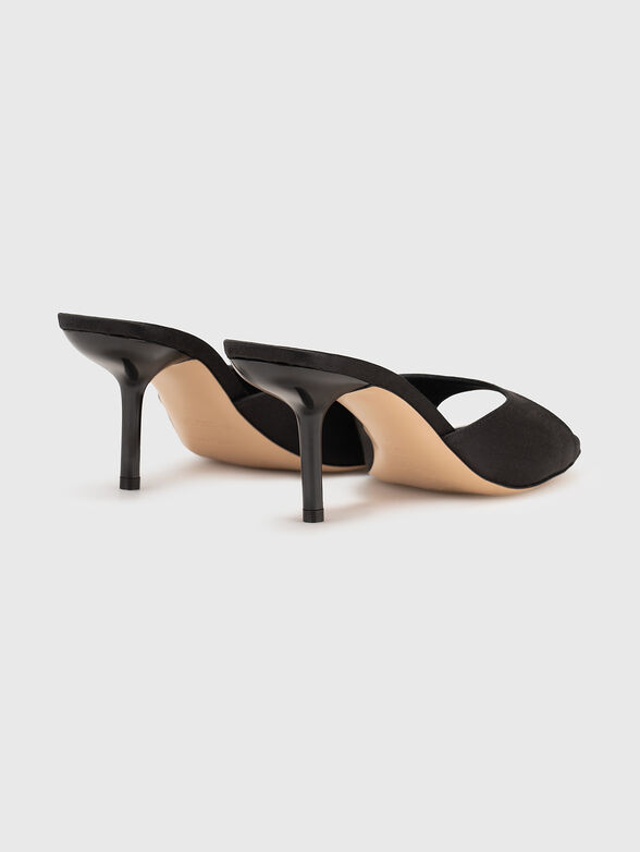 Silk blend heeled slippers - 3