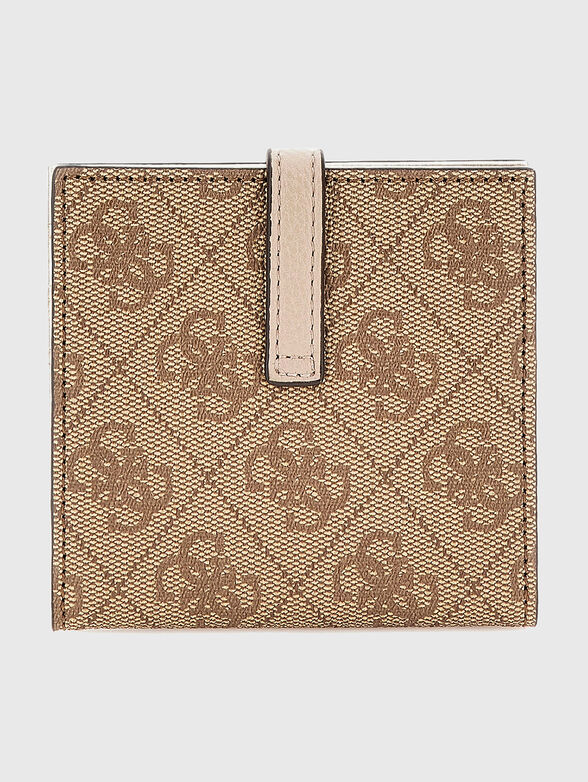 LAUREL cardholder with monogram in brown - 2