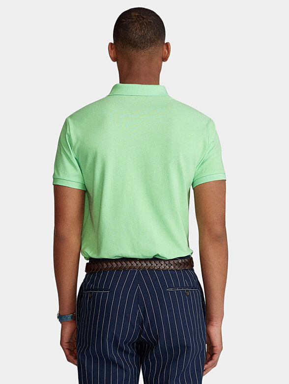 Polo-shirt in pastel green color - 3