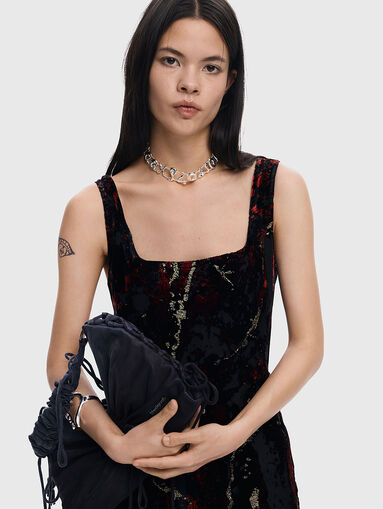 Jumpsuit with abstract print - 4