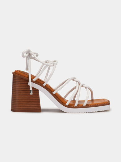 Sandals in white color - 1