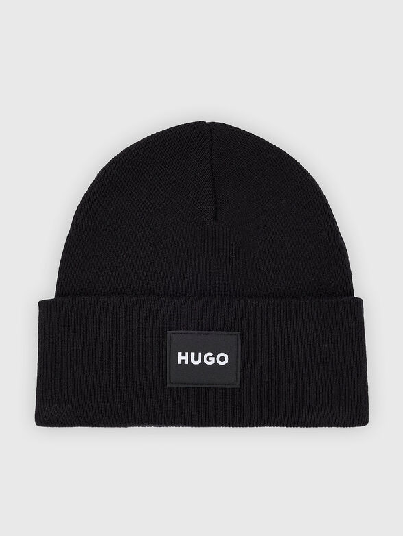 Knitted hat with logo detail - 1