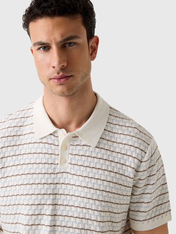 Striped cotton-blend sweater - 4