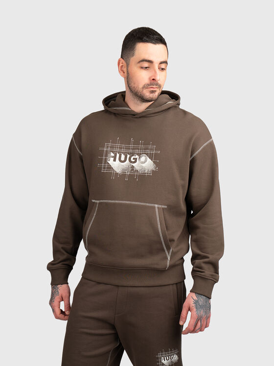 Суитшърт NOTHALIUM с контрастни шевове - 1