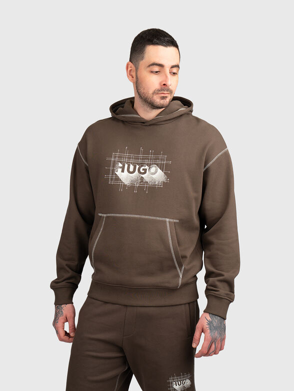 NOTHALIUM sweatshirt with contrast stitching - 1