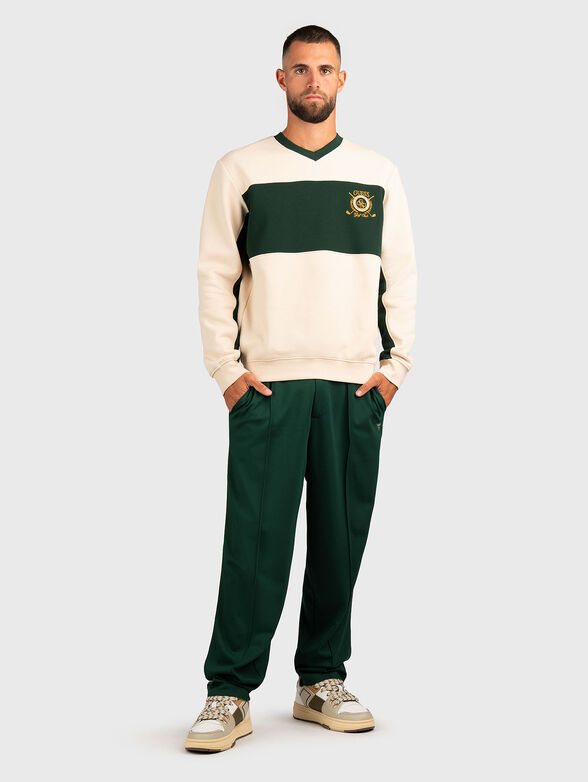 Sweatshirt with color-block effect - 2