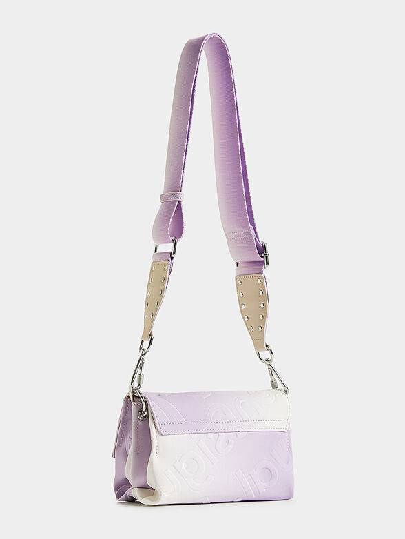 Two-coloured bag with embossed logo  - 4
