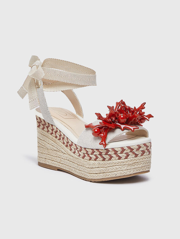 BALI 02 platform sandals with accent detail - 3