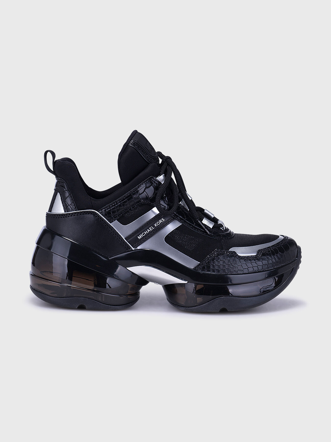 Michael kors olympia sneakers black clearance
