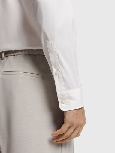 White regular fit shirt - 5
