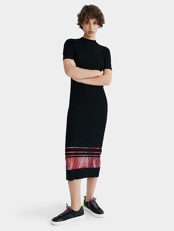 Dress MISURI with ribbed texture - 1