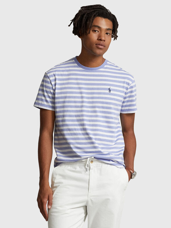 T-shirt with striped print - 1