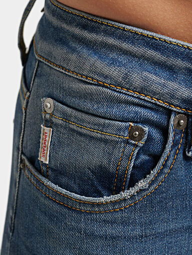 Skinny jeans in black color - 4
