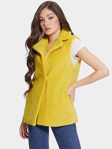 DELIA faux feather vest  - 4