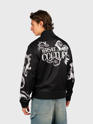 Bomber jacket with contrast print - 3