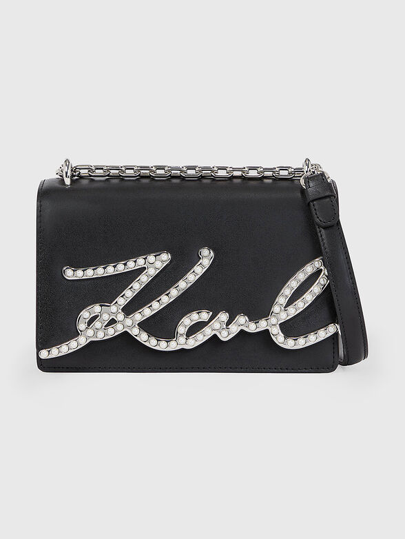 Black leather bag - 1