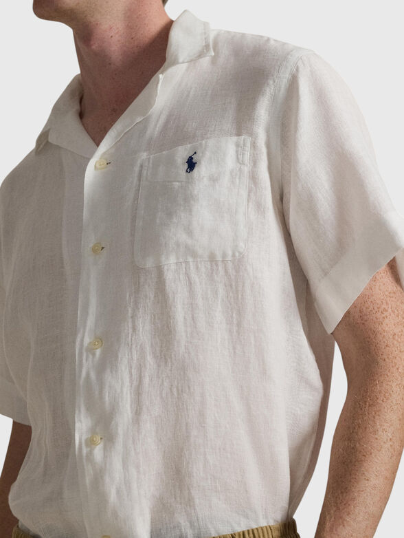 White linen shirt - 4