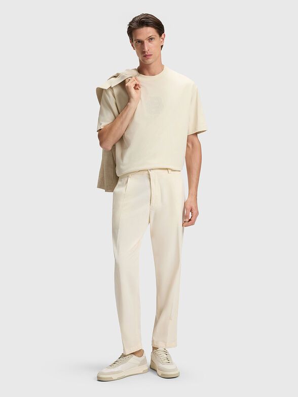 Cotton T-shirt with logo accent - 2